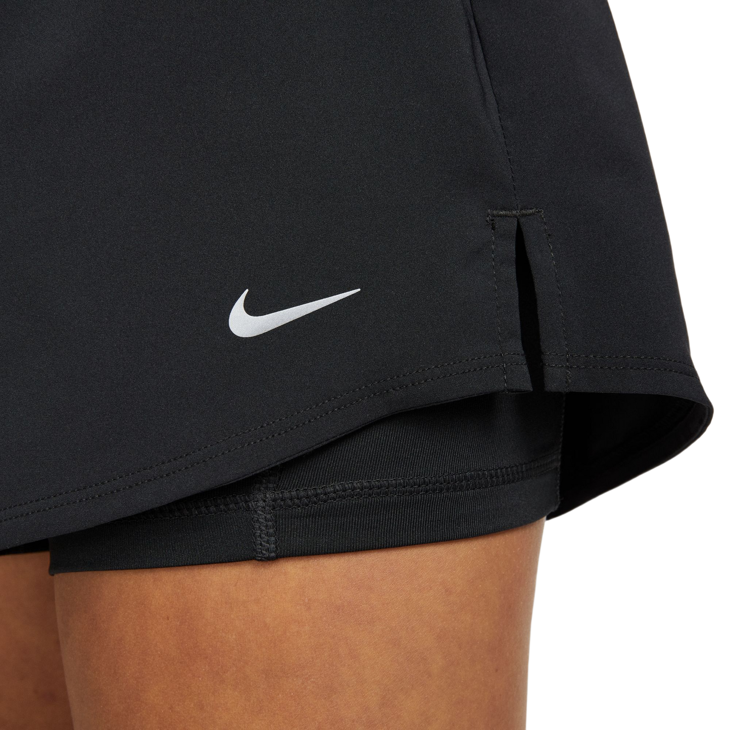 NIKE SHORT 2 IN 1 DRI-FIT HIGH WAIST - WOMEN DX6016-010