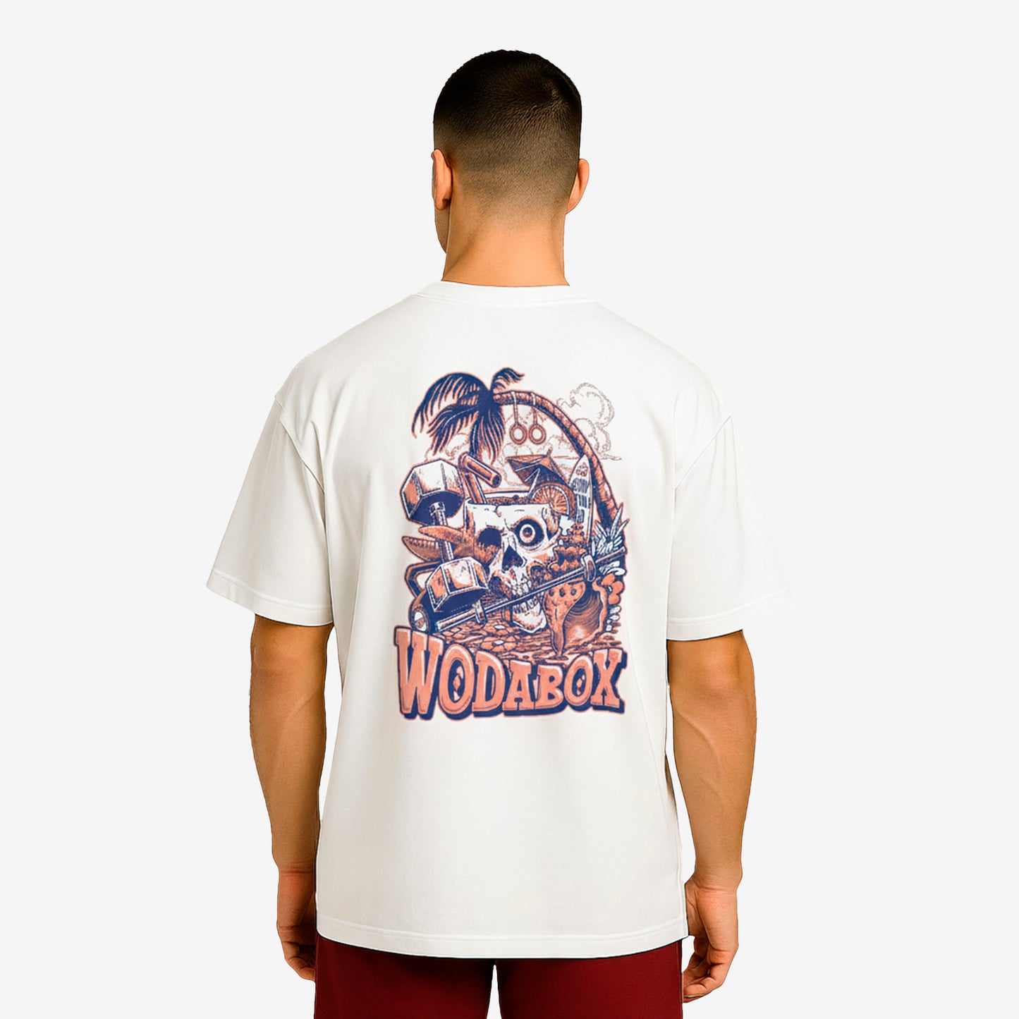 T-shirt Oversize Wodabox Pain Paradise - Unisex