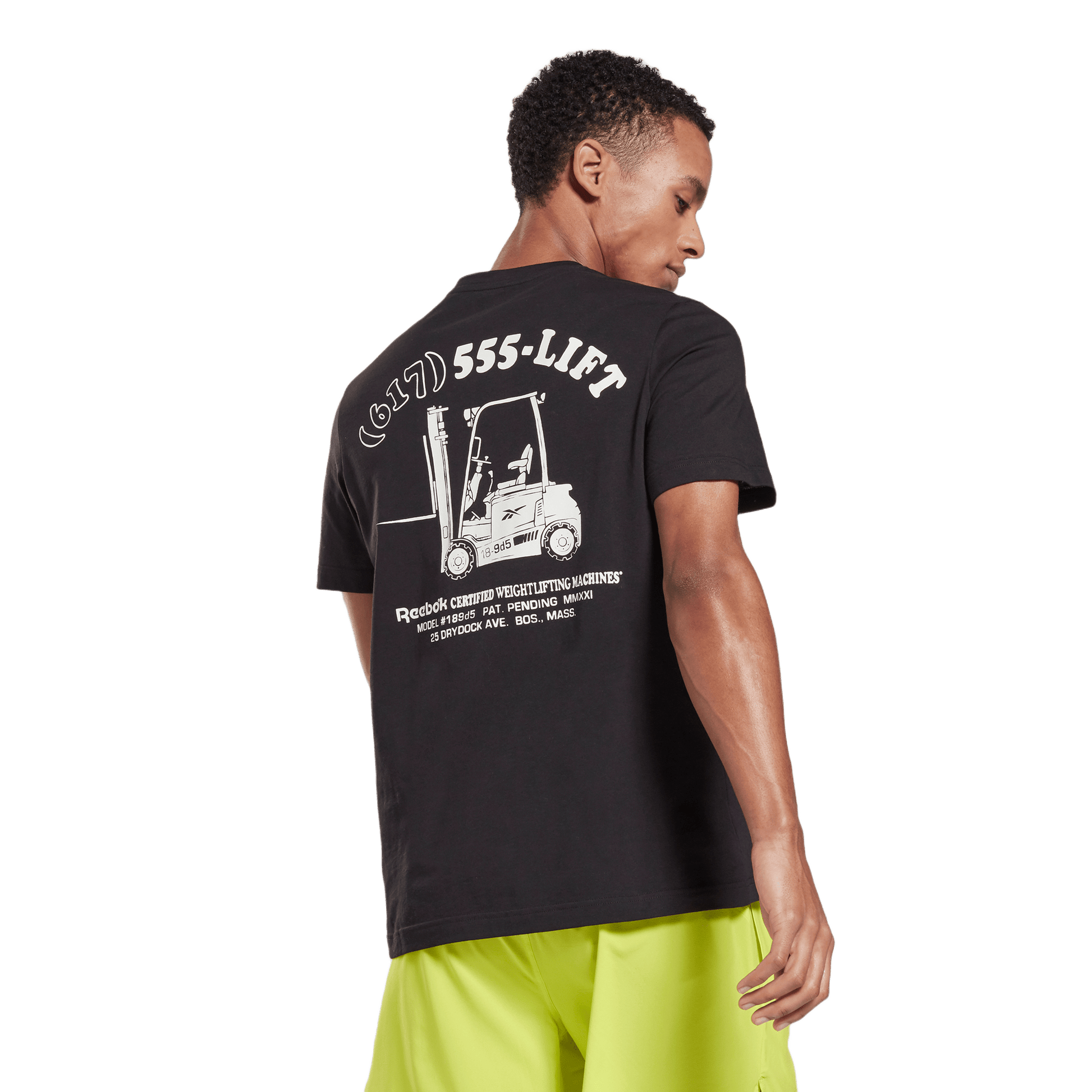 REEBOK WEIGHTLIFTING NOVELTY GRAPHIC T-SHIRT BG265-GS4223