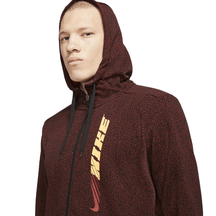 NIKE DRI-FIT SPORT CLASH FULL-ZIP PRINTED TRAINING HOODIE CZ1488-689