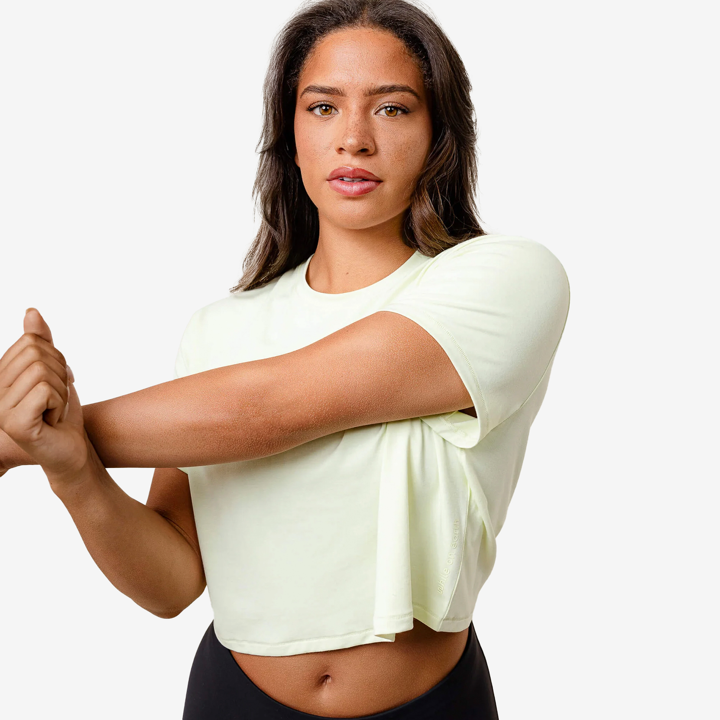 While On Earth Range Tee - Women 4952-Citron