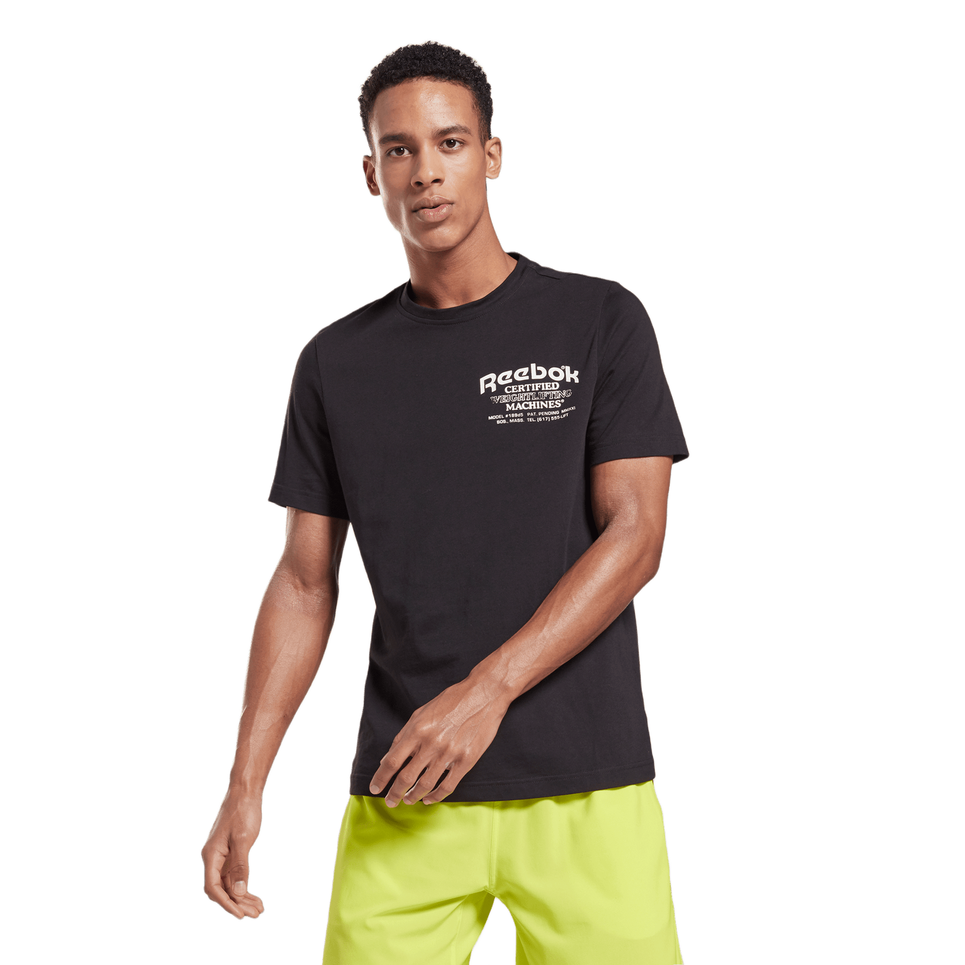 REEBOK WEIGHTLIFTING NOVELTY GRAPHIC T-SHIRT BG265-GS4223