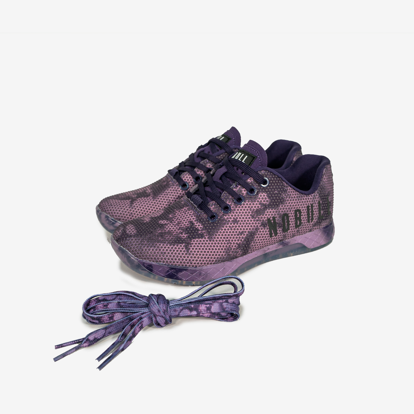 NOBULL DARK PURPLE TIE-DYE TRAINER DARKP-BLK