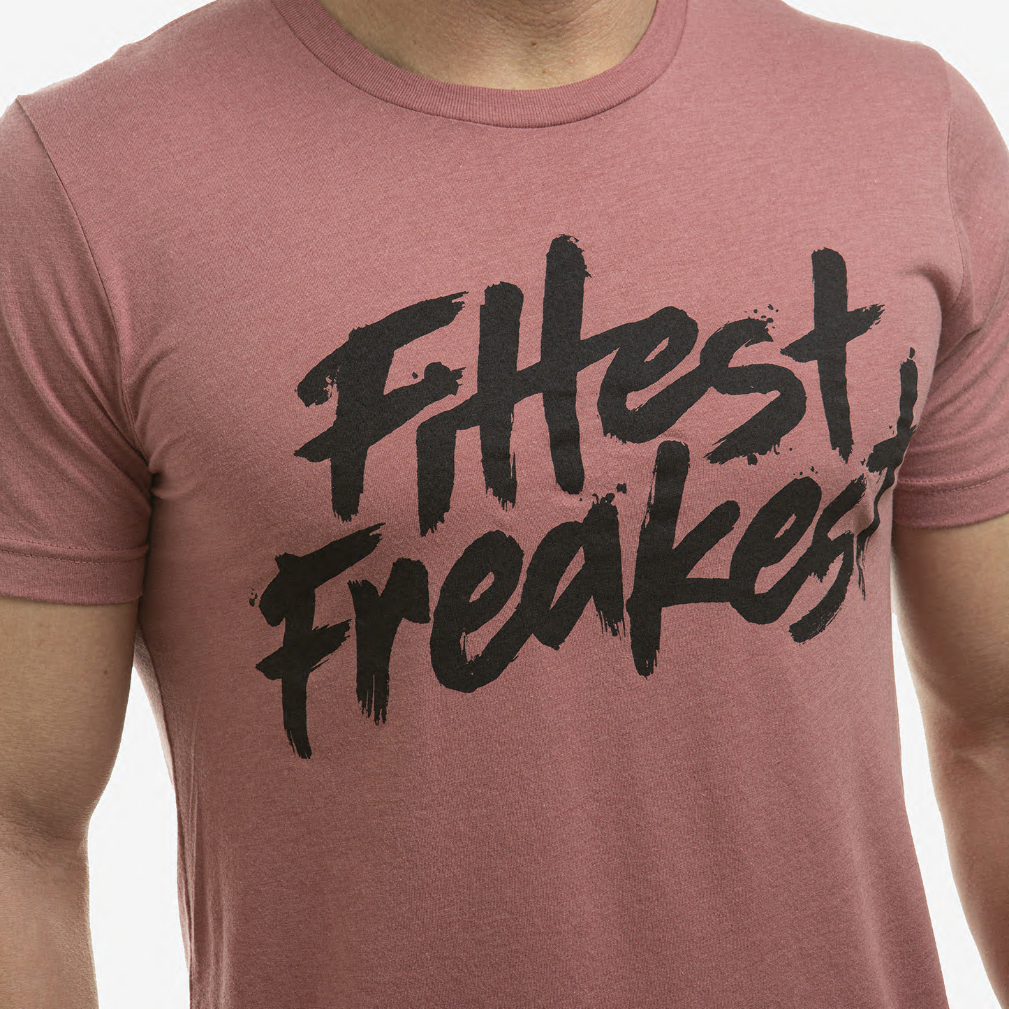 FITTEST FREAKEST T-SHIRT FFF-LOGO-TRAIN-PNK