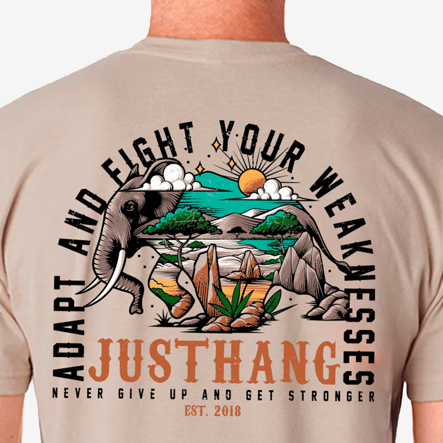 JUSTHANG OVERSIZE MEN'S T-SHIRT JUSSTSH-JUMBO