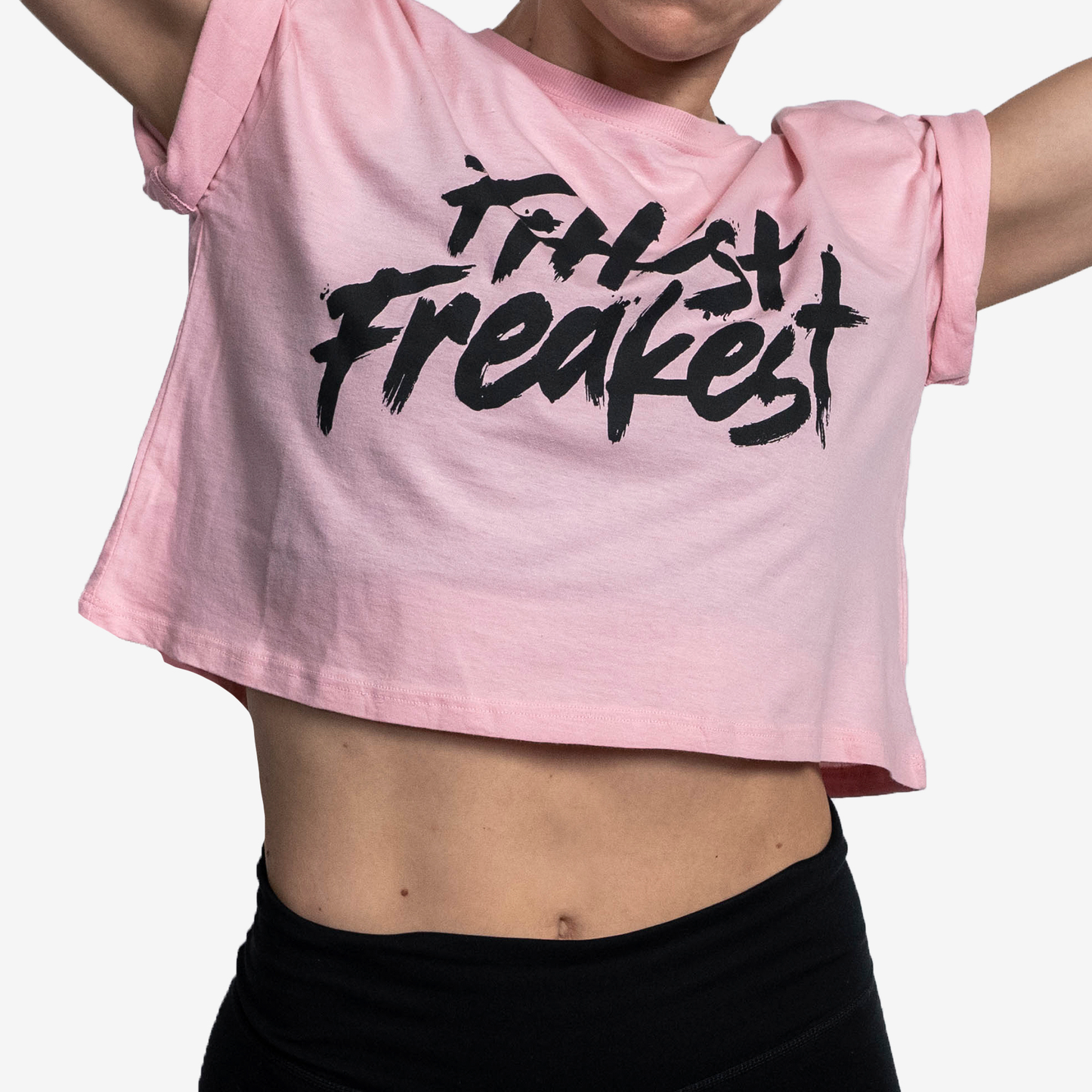 CROP TOP FITTEST FREAKEST FFCROP-PNK
