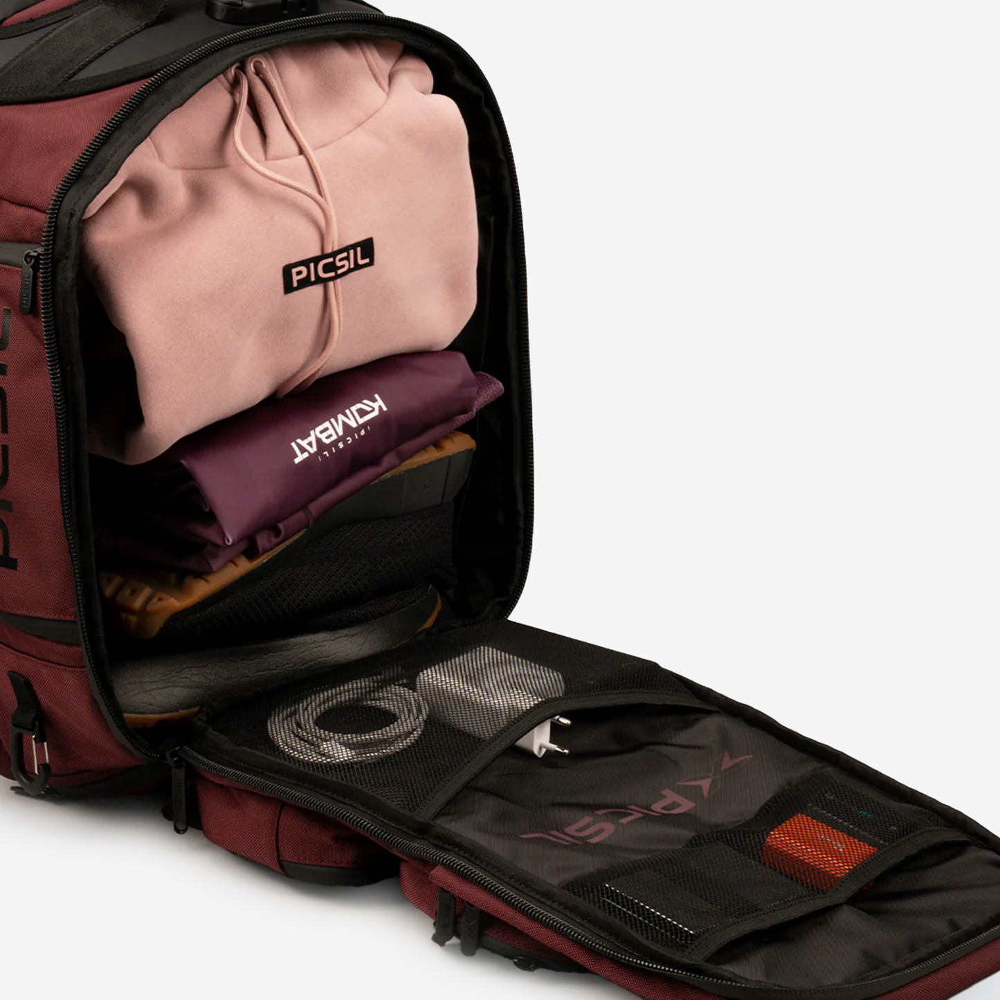 PicSil Maverick 40L 2nd Gen Tactical Backpack PICBACKMAV-BURGUNDY