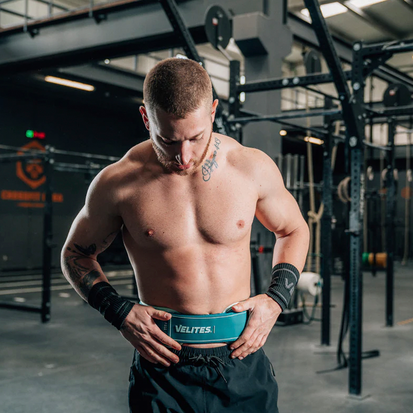 VELITES WEIGHTLIFTING BELT VELCINTURH-BLUE