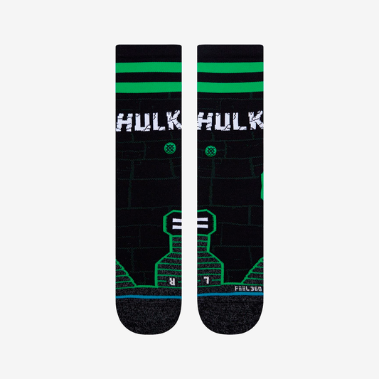 SOCKS STANCE REPETITION CREW A558C21HUL-BLK
