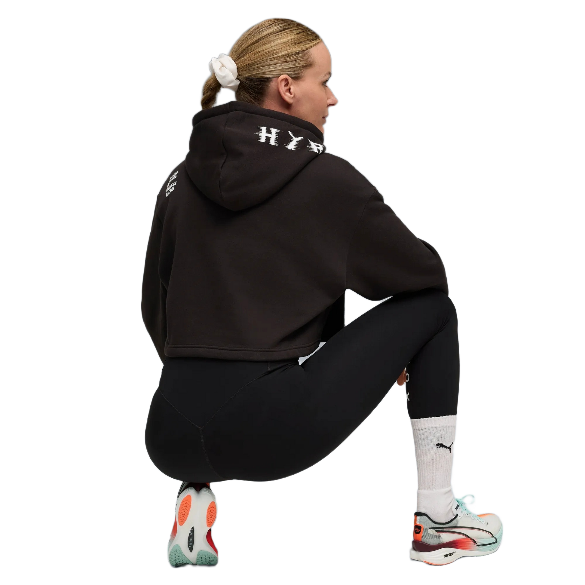 PUMA x HYROX HEAVYWEIGHT HOODIE PUM-527641-BLACK