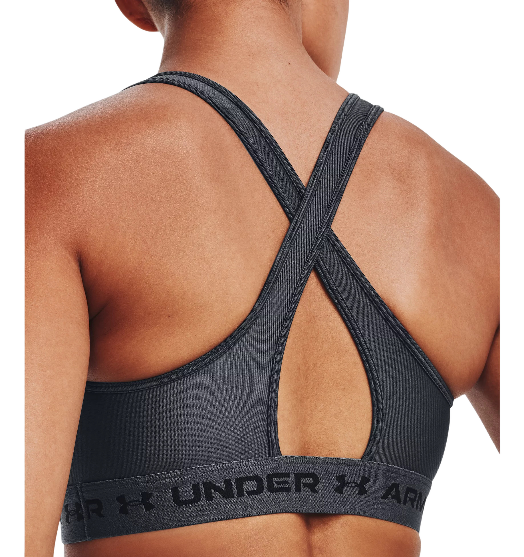 TOP UNDER ARMOUR MID CROSSBACK - MEDIUM IMPACT 1361034-012