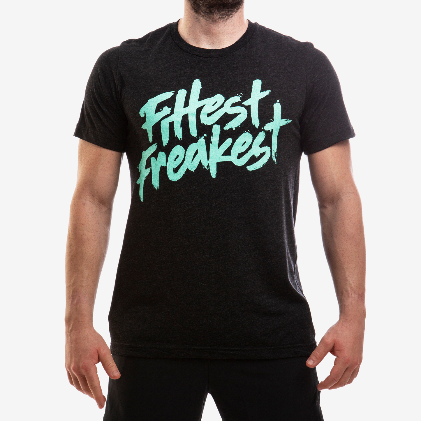 FITTEST FREAKEST T-SHIRT FF-LOGO-TRAIN-BLACK