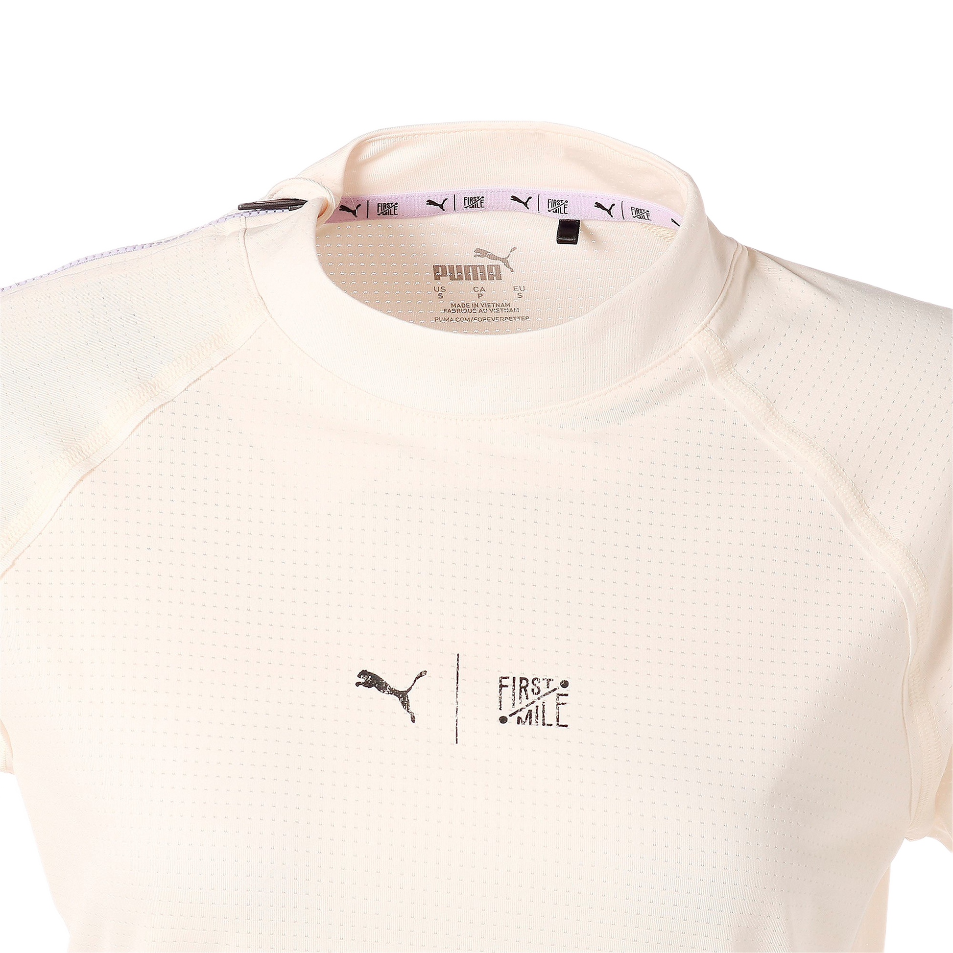 PUMA TRAIN FIRST MILE MOCK NECK TEE 520249-75