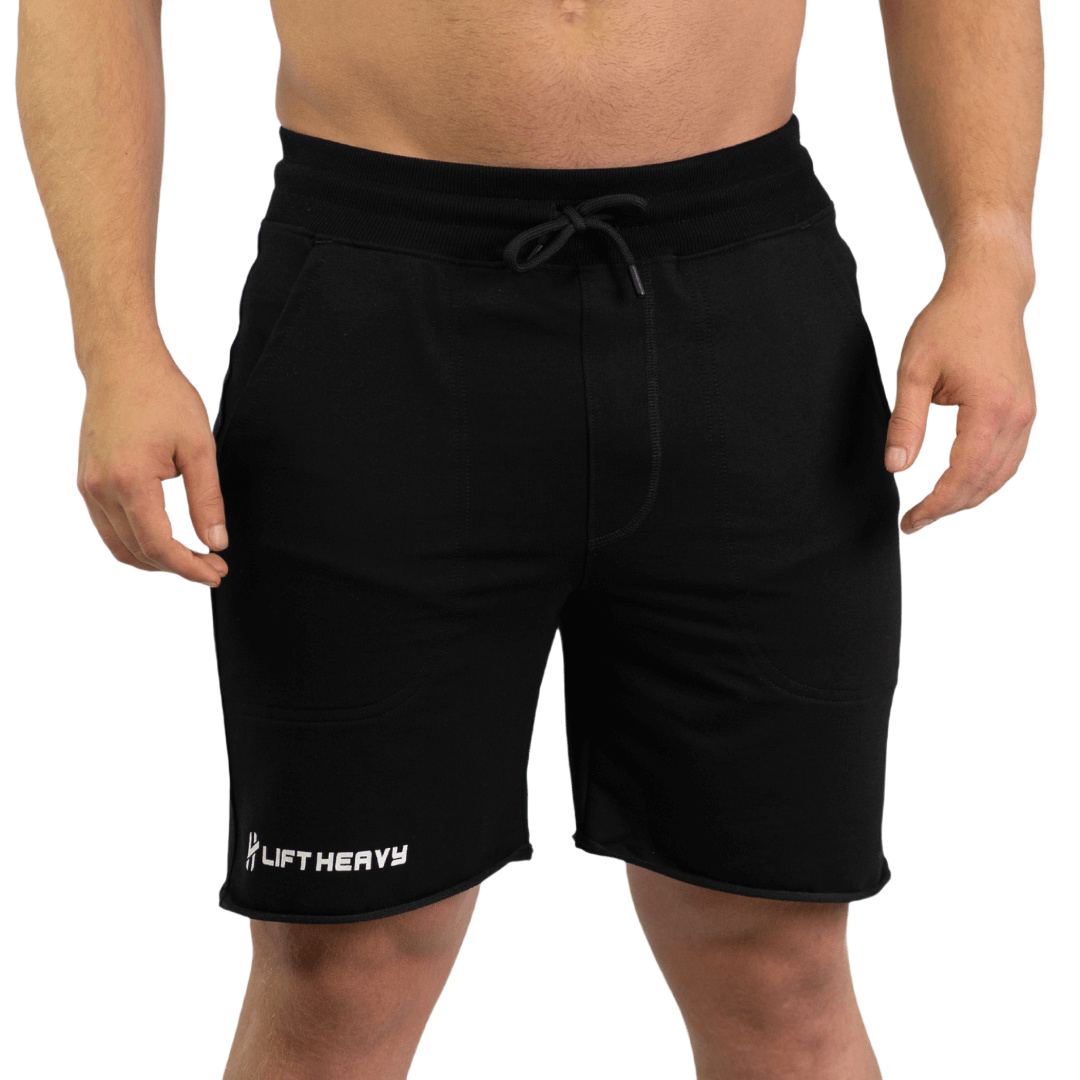 Lift Heavy Cotton Sport Shorts COTTONSHORT-BLACK