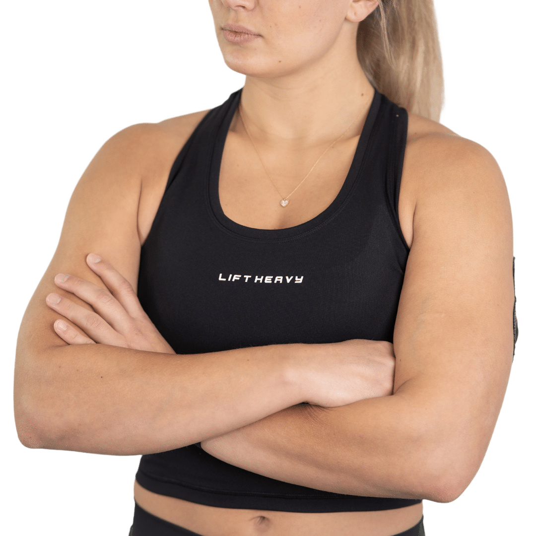 Lift Heavy Cropped Tank CROPPEDTANK-BLACK