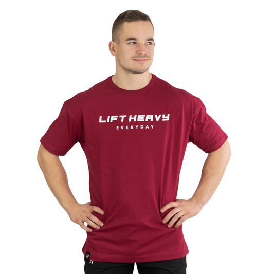 Lift Heavy Core T-Shirt CORETSHIRT-DEEP RED