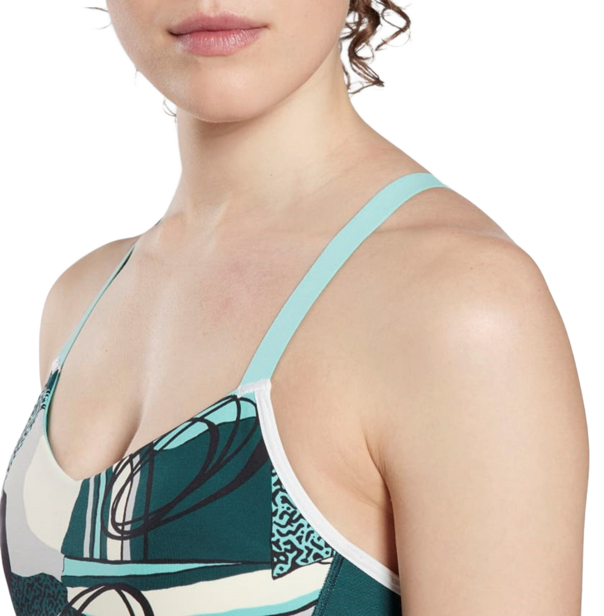 TOP REEBOK LUX STRAPPY - MEDIUM IMPACT COL8F-HN7668