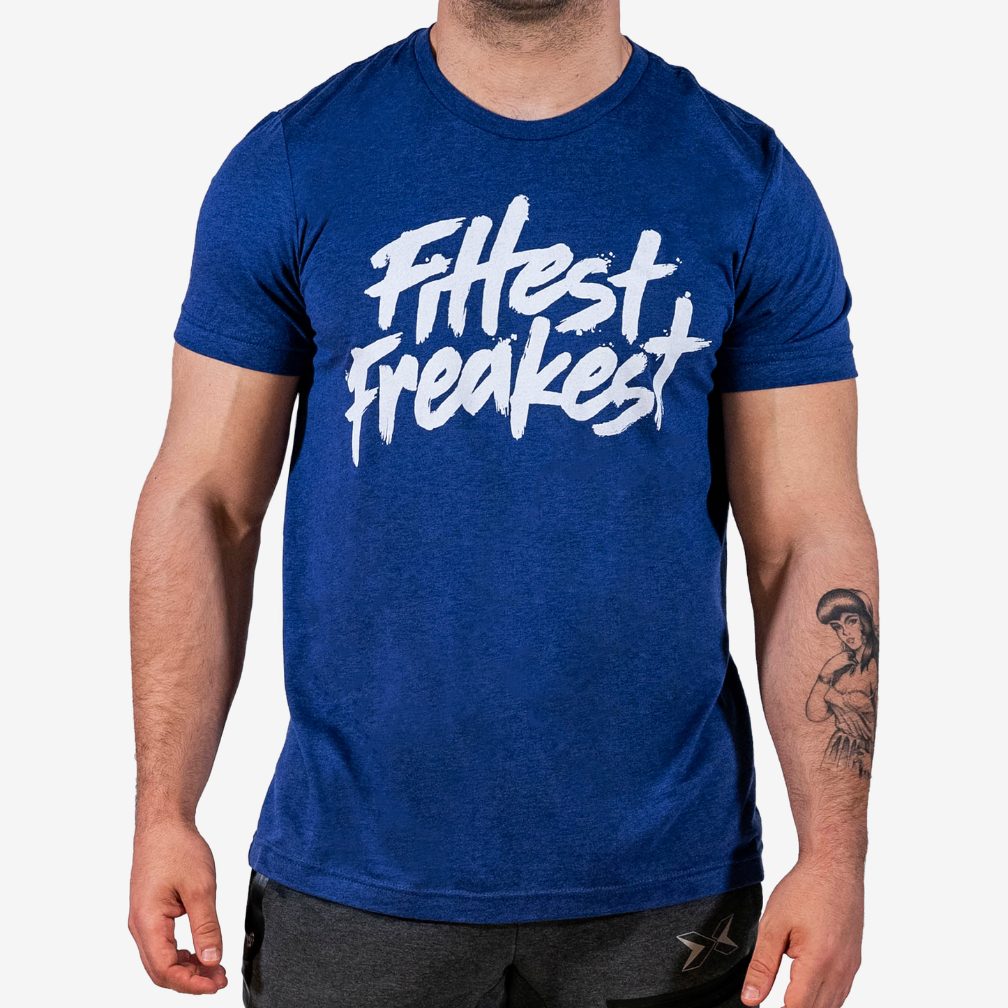 FITTEST FREAKEST T-SHIRT FF-LOGO-TRAIN-NAVY
