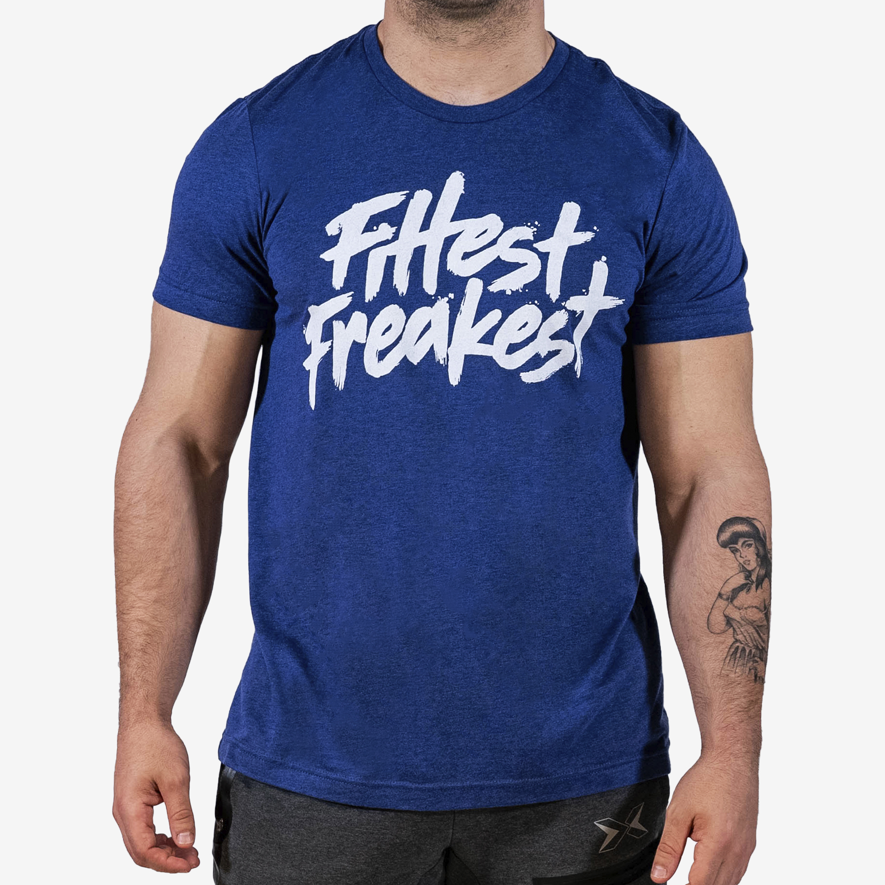 FITTEST FREAKEST T-SHIRT FF-LOGO-TRAIN-NAVY
