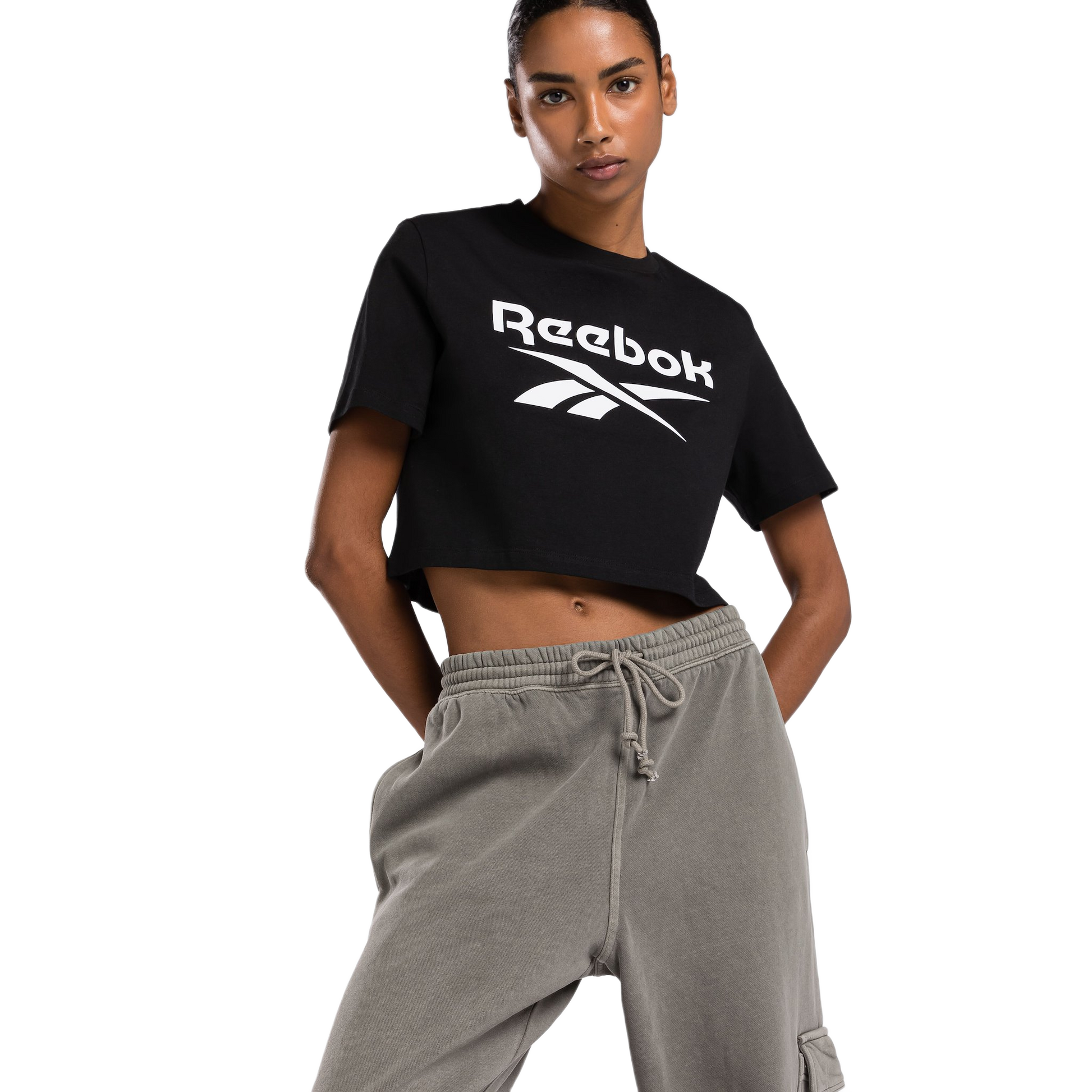 REEBOK T-SHIRT WOMEN 100034775-BLACK