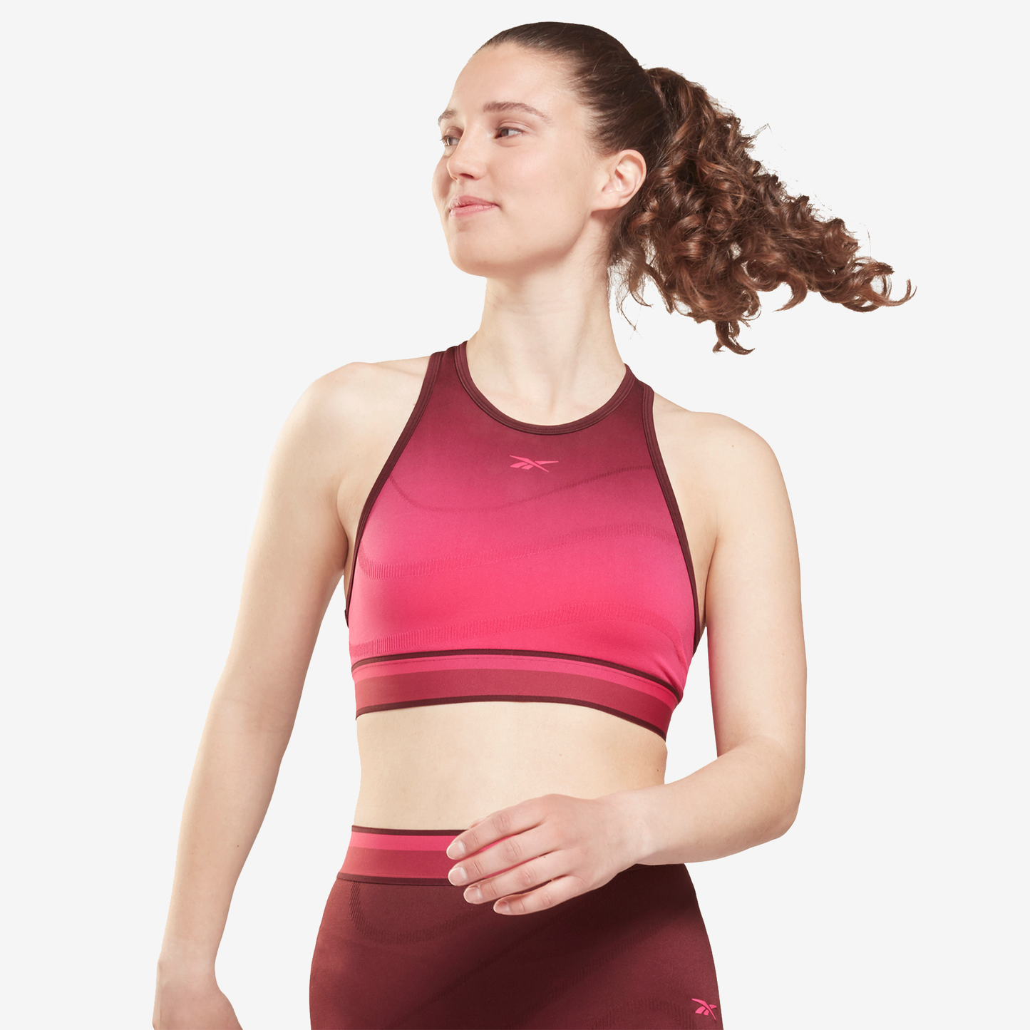 REEBOK UNITED BY FITNESS SEAMLESS CROP TOP BI418-GT3141