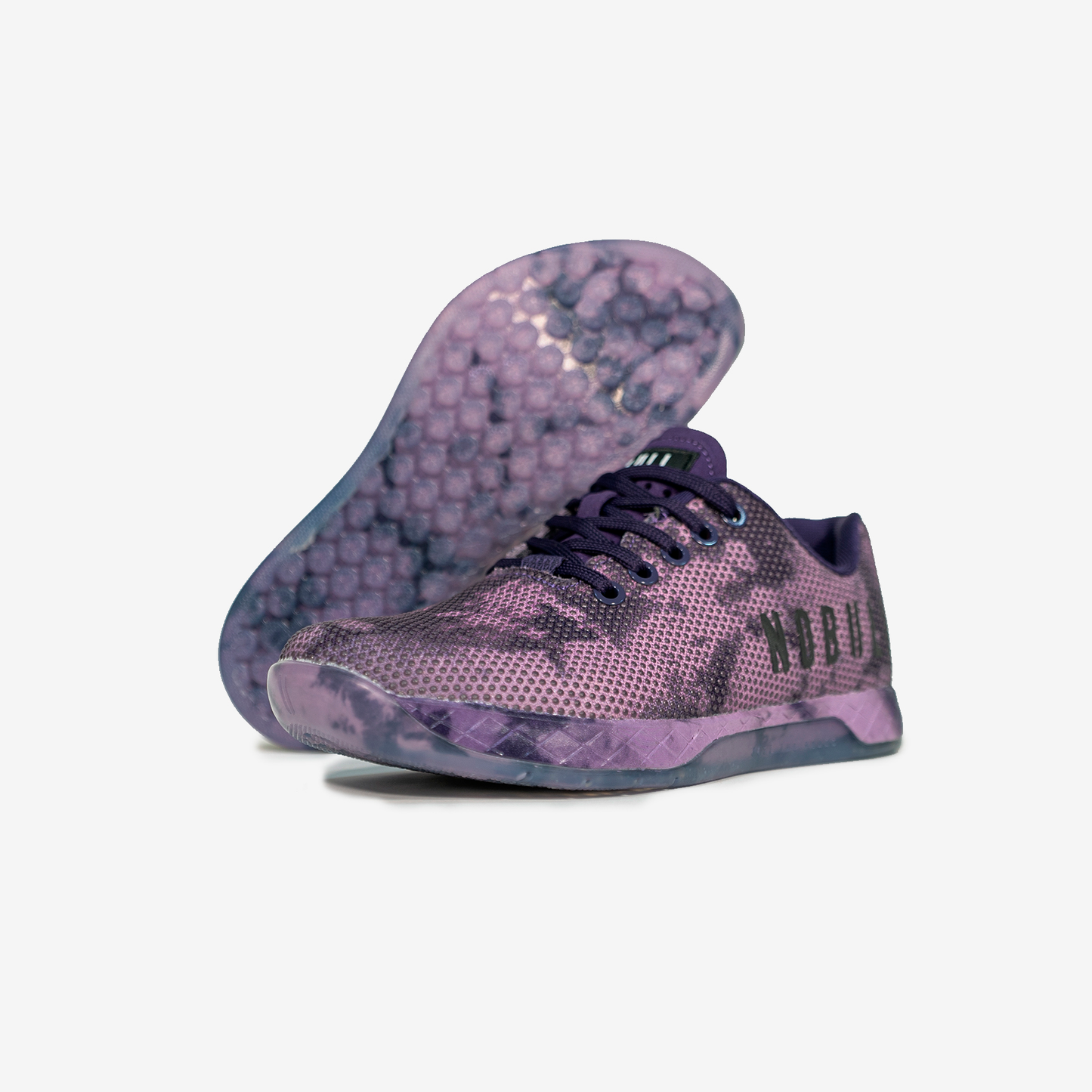 NOBULL DARK PURPLE TIE-DYE TRAINER DARKP-BLK