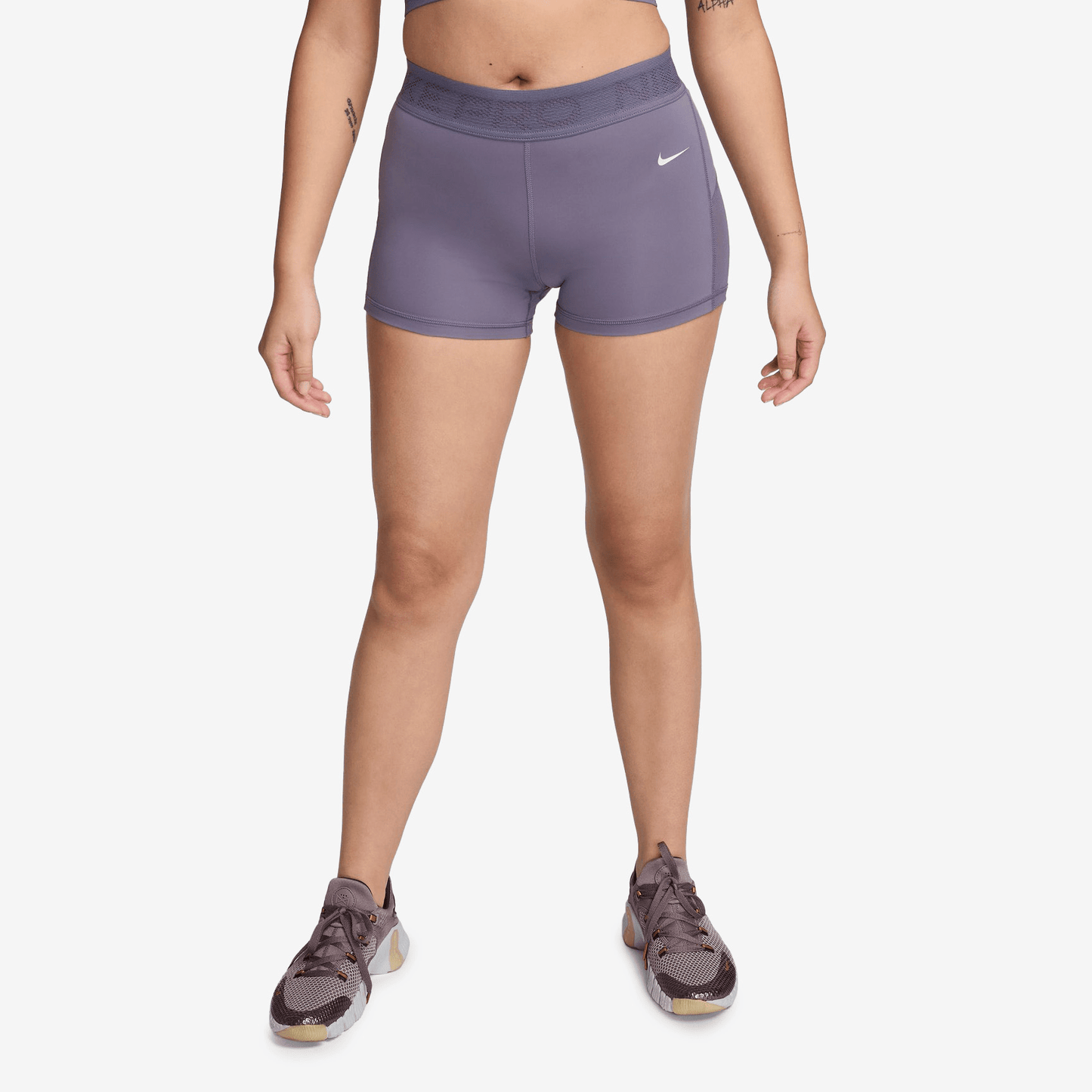 NIKE DRI-FIT MID WAIST SHORT - WOMEN FN3336-509