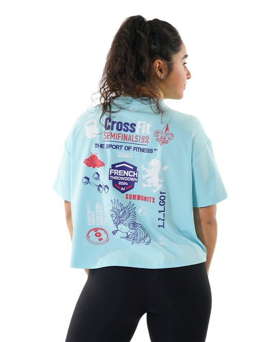 WOMEN'S OVERSIZED CROSSFIT® 2024 T-SHIRT NS-SF24-WT15-SOS-FTD