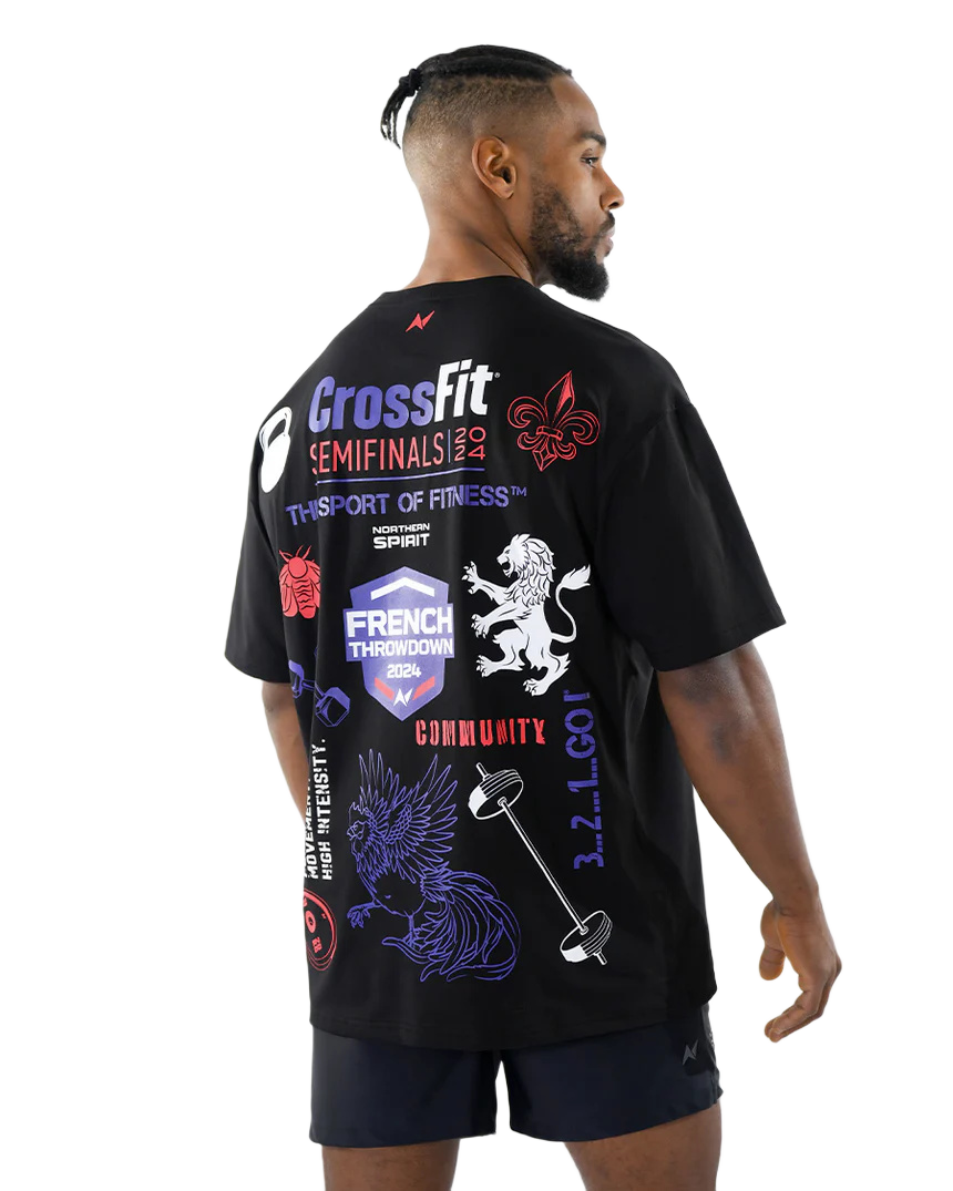 CROSSFIT® 2024 OVERSIZED T-SHIRT NS-SF24-UT6-INK-FTD