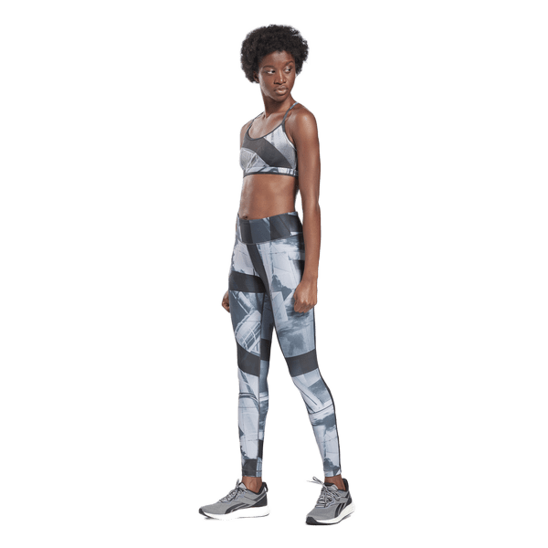 REEBOK LUX BOLD leggings - FLAT ON YOUR BACK JIW56-GI8404