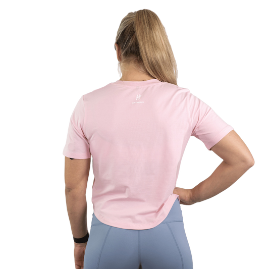 Lift Heavy Unbroken Rounded Cropped T-Shirt UNBROKENTSHIRT-ROSE