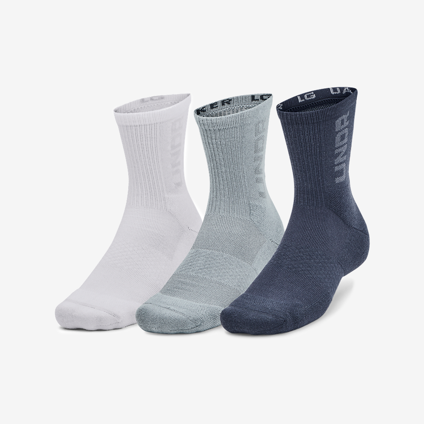 SOCKS UNDER ARMOUR CREW - 3 UNITS 1373084-044