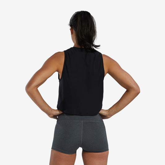 TYR AirTec Cropped Tank Top T39000-BLACK