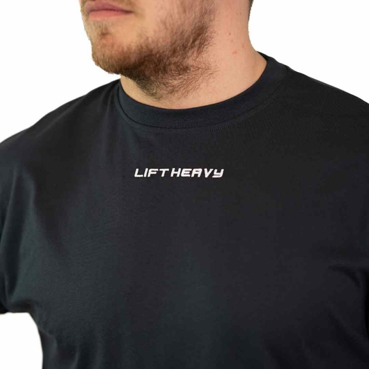 Lift Heavy The Heavy Statement Oversized T-Shirt STATEMENTTSHIRT-LIGHT BLACK