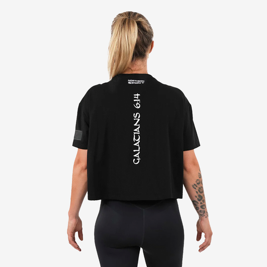 Oversized Crop Top Mayhem - Women NS-MYHSS25-WT15-INK/ATH