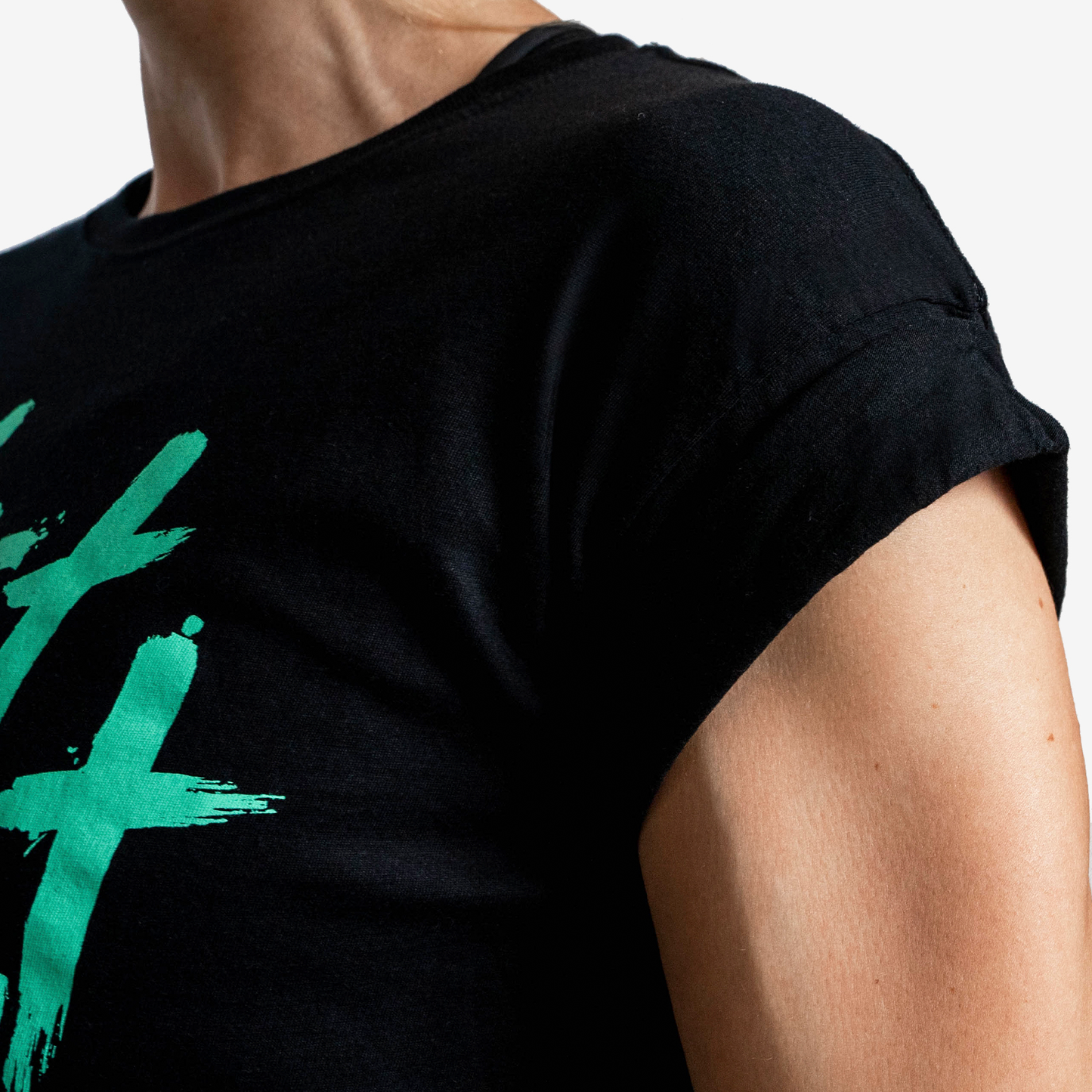 CROP TOP FITTEST FREAKEST FFCROP-BLK