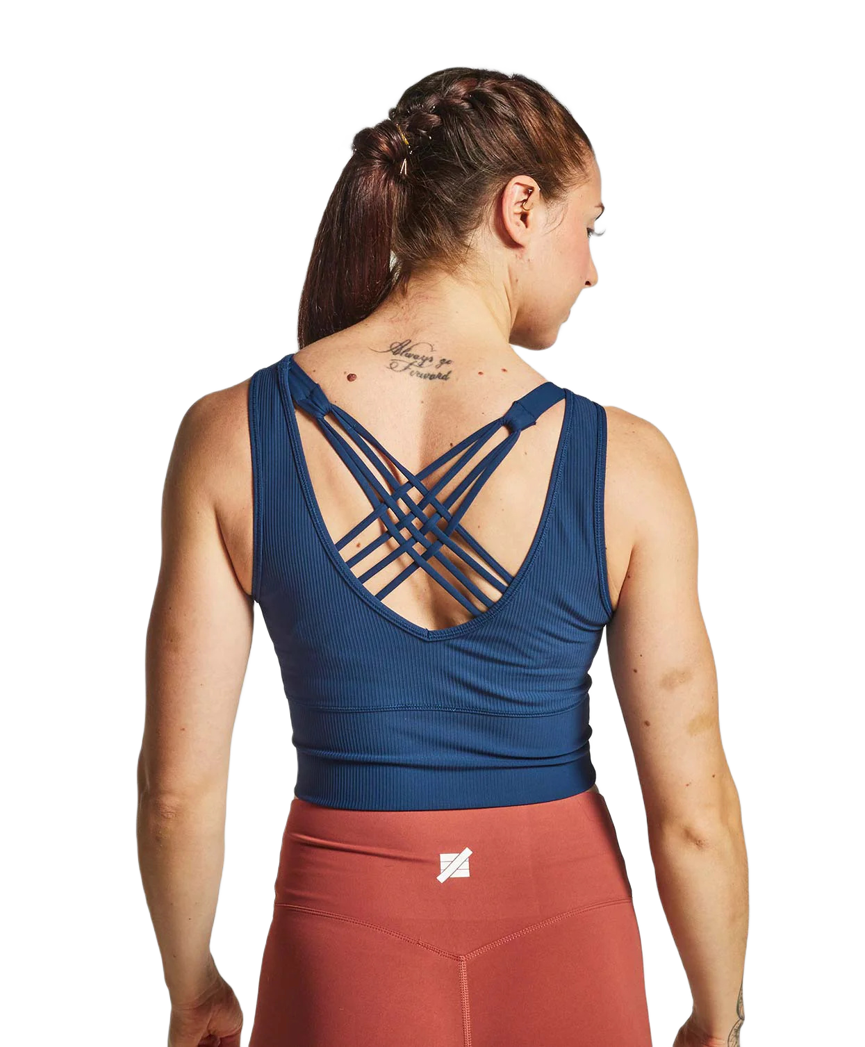 CROP TOP UNCHAINED TEXTURE HOPEFUL HOPE-CTANK-BLUEDUCK