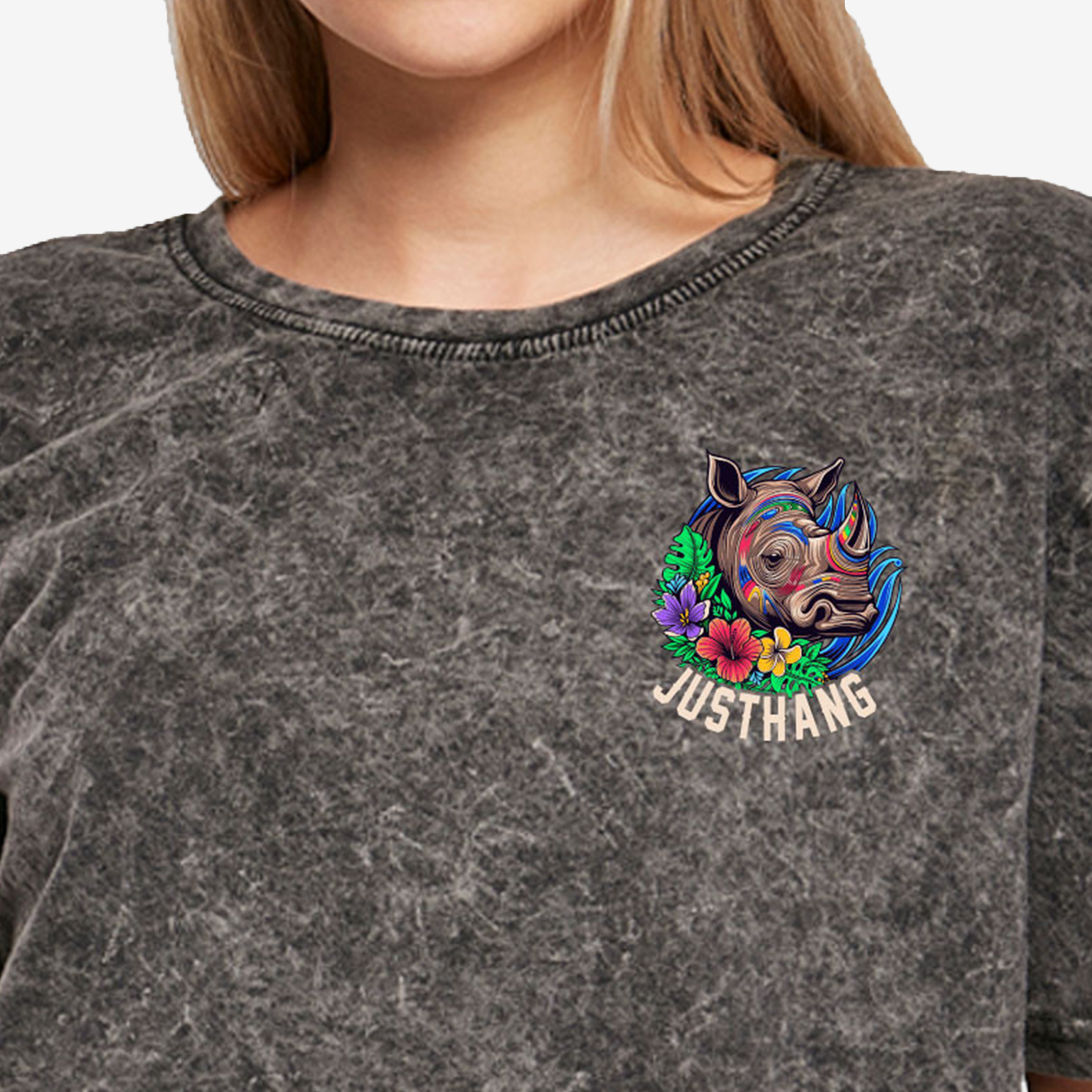 JUSTHANG OVERSIZE CROP TOP 