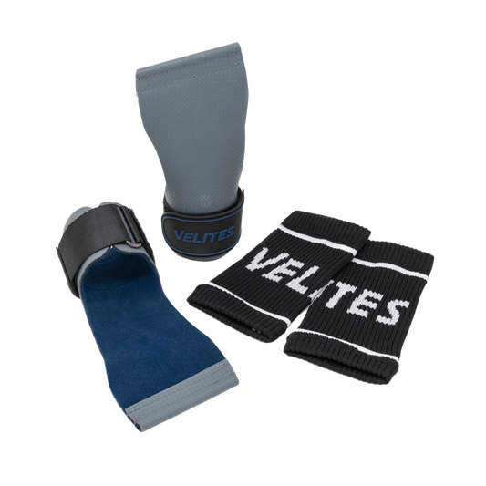 VELITES QUAD ULTRA GRIPS - NO CHALK QUADULTRA-GREY/BLUE