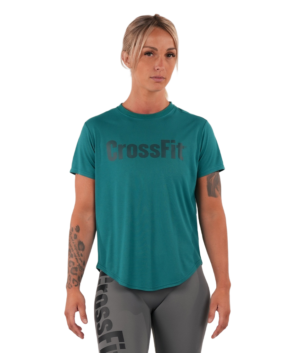 Camiseta Mujer Crossfit® NS-CFS24-WT13-EMR