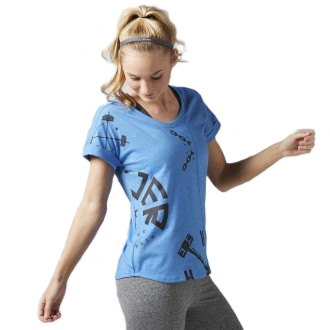 REEBOK T-SHIRT BK1927AzulM