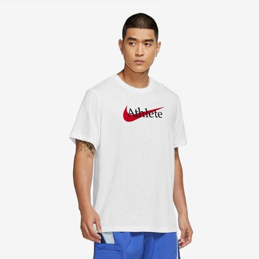 NIKE DRI-FIT SWOOSH ATHLETE T-SHIRT CW6950-100