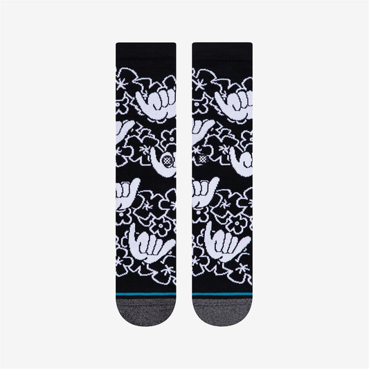 STANCE HAWAII SHAKA SOCKS M558B20HAW-BLK
