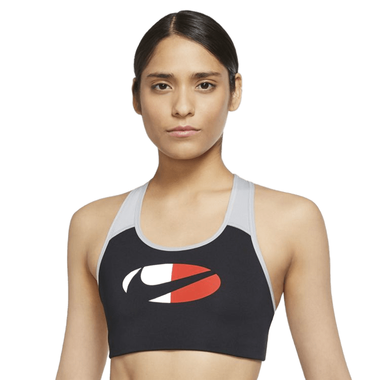 TOP NIKE DRI-FIT SWOOSH - MEDIUM IMPACT DD1201-010