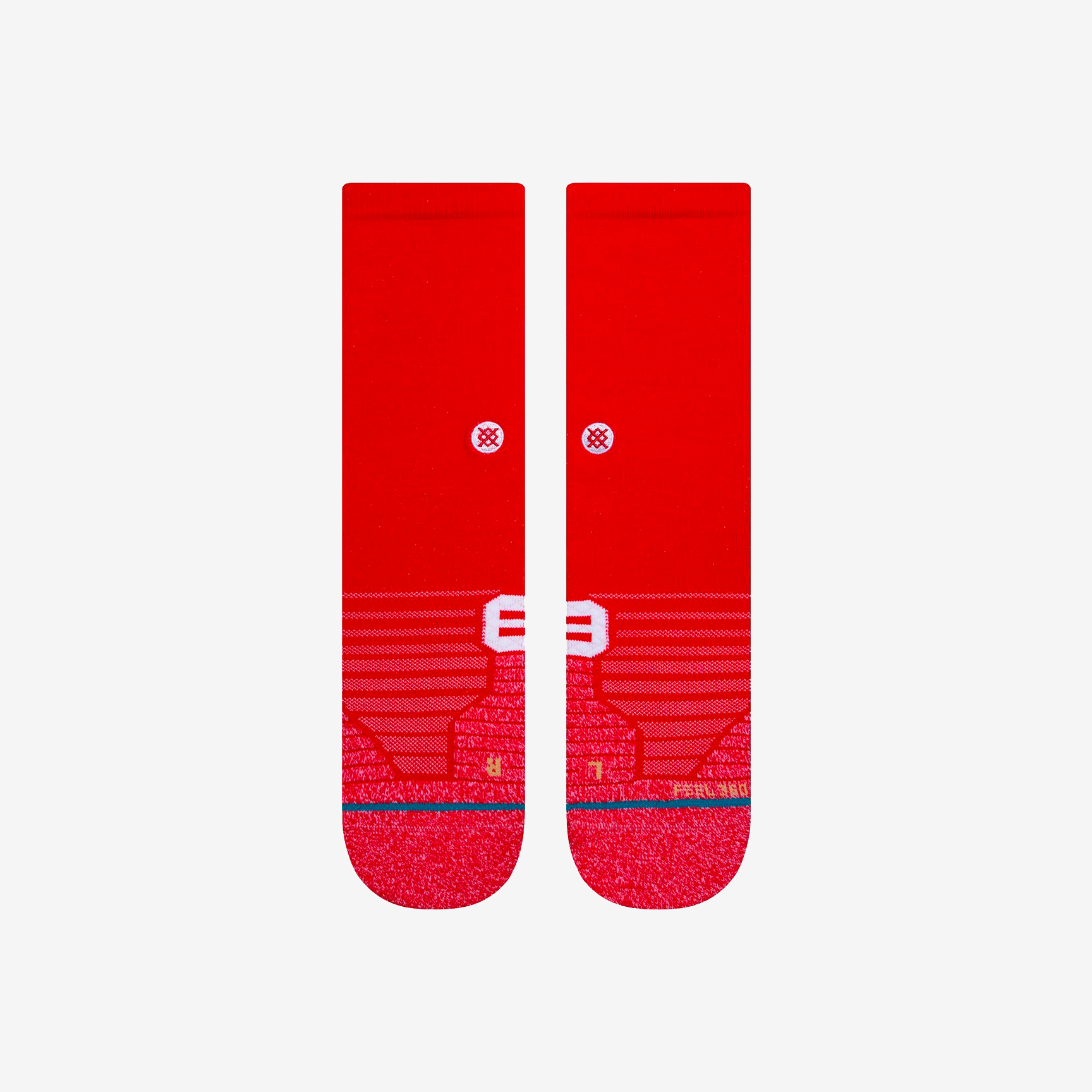 SOCKS STANCE VERSA CREW A558A21VRC-RED
