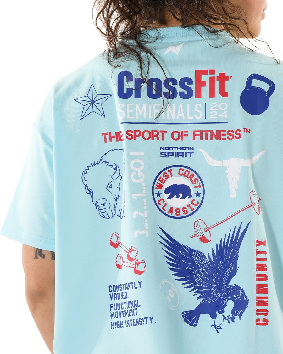 WOMEN'S OVERSIZED CROSSFIT® 2024 T-SHIRT NS-SF24-WT15-SOS-WCC