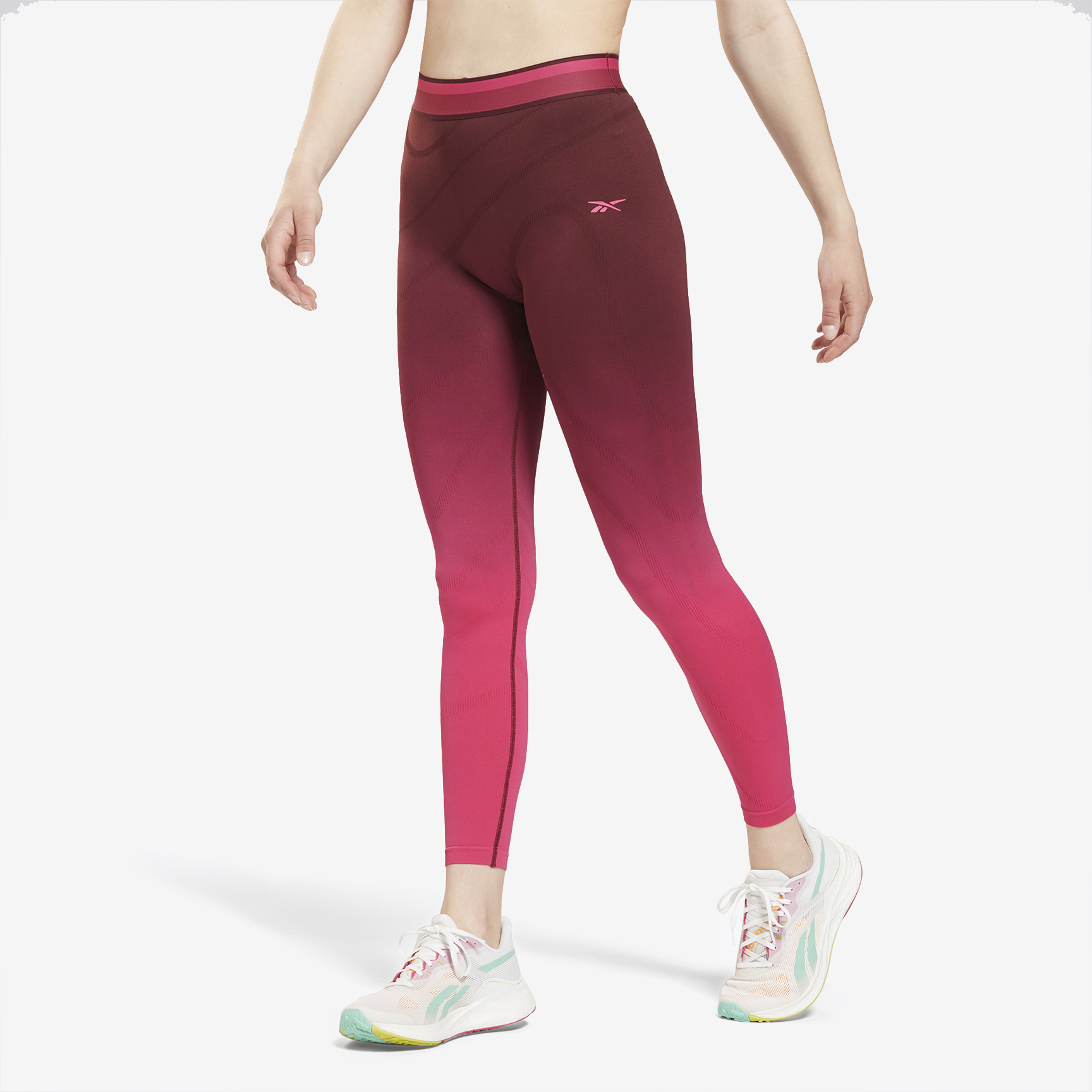 REEBOK UNITED BY FITNESS SEAMLESS HIGH RISE LEGGINGS BI419-GT3142