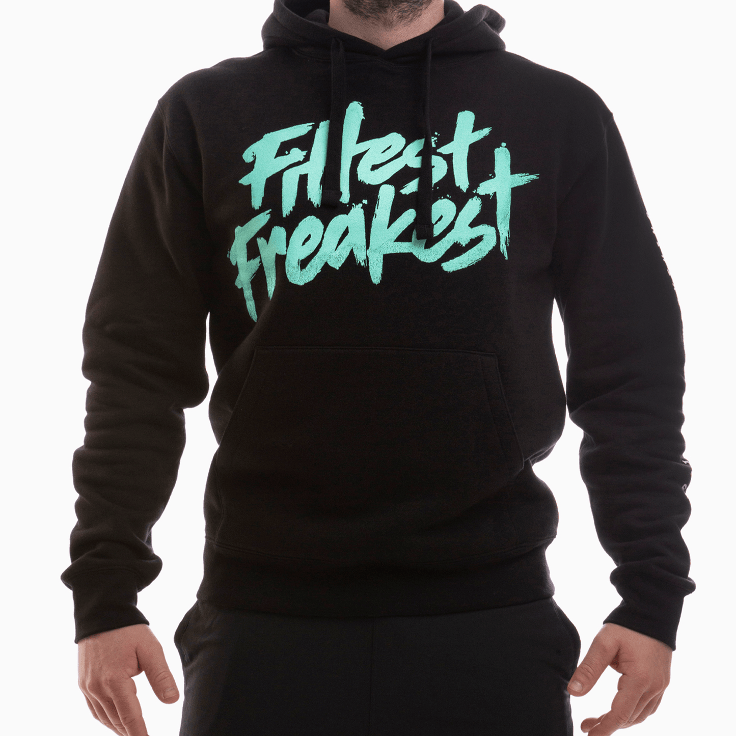 FITTEST FREAKEST HOODIE FF-SUDADERA-LOGO-BLACK
