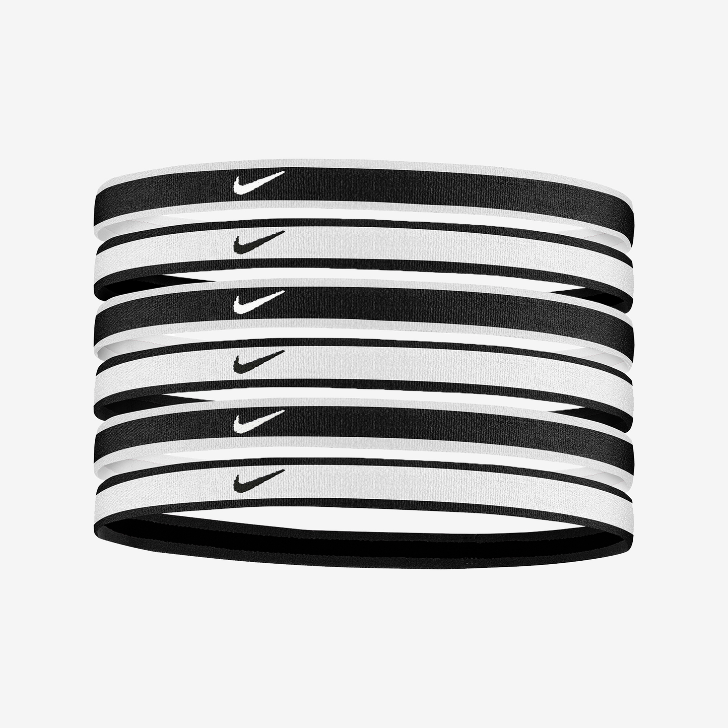 NIKE SWOOSH SPORT HEADBANDS 6PK TIPPED DA7156-100