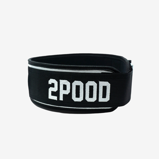 CINTURÓN HALTEROFILIA 2POOD 4'' 2PBELT4-WhiteCF
